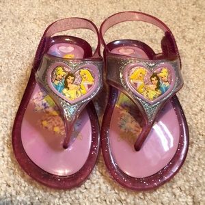 disney princess jelly shoes